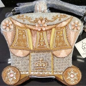 Mary Frances Royal Ride  Beaded Carriage Bag Nwt